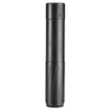 Banish 30 Gold V2, Suppressor, .30 Cal, 8.2" Length, 1.593" Diameter, Titanium Construction, Cerakote Finish, Black, HUB Compatible, Includes 5/8X24 Direct Thread Muzzle Brake, 13oz 100000111288