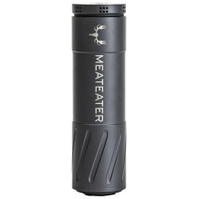 MeatEater, Suppressor, .30 Cal, 5.85" Length, 1.73" Diameter, Titanium Construction, Cerakote Finish, Sniper Gray, HUB Compatible, Includes 5/8X24 Direct Thread Mount, 10.3oz 100000111320