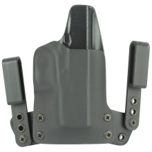 Mini Wing IWB Holster, Fits Glock 43, Right Hand, Black Kydex, 15 Degree Cant 103283