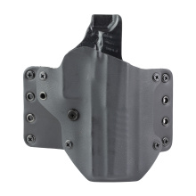 Leather Wing OWB Holster, Fits Sig P211-GTO, Right Hand, Black Kydex & Leather, with 1.75" Belt Loops 182044