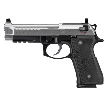 92G Elite LTT II, Double Action/Single Action, Semi-automatic, Metal Frame Pistol, Full Size, 9MM, 4.7" Barrel, Stainless Steel (Inox) Slide and Barrel, Black Frame, Black Sights, Optics Ready, 10 Rounds, 3 Rounds J92ELITE2G10