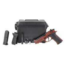 M9A4 Overlanding, Double Action/Single Action, Semi-automatic, Full Size, Metal Frame Pistol, 9MM, 5.11" Threaded Barrel, Cerakote Finish, Clay, Tritium Night Sights, 10 Rounds, 2 Magazines, Includes Flashlight, Compass, and a 10mm Socket JS92M9A4GCLA10