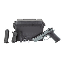 M9A4 Overlanding, Double Action/Single Action, Semi-automatic, Full Size, Metal Frame Pistol, 9MM, 5.11" Threaded Barrel, Cerakote Finish, Lunar, Tritium Night Sights, 10 Rounds, 2 Magazines, Includes Flashlight, Compass, and a 10mm Socket JS92M9A4GLUN10