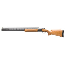 Citori 725 Trap Maple, Over/Under Shotgun, 12 Gauge, 3" Chamber, 30" Barrels, Gloss Blued Finish, Black, Tripple Triggers, HiViz Pro Comp Front with Ivory Mid Bead, AAAA Glosh Finish Maple Stock with Monte Carlo Comb, Includes 3 Choke Tubes - F,IM,M, 2 R