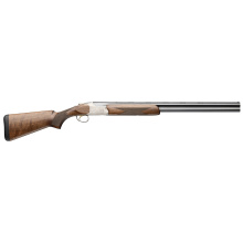 Citori 825 Field, Over Under Shotgun, 12 Gauge, 3" Chamber, 26" Barrel, Nitride Finish, Silver Receiver, Blued Barrels, Walnut Stock, Ivory Bead Sight, 2 Rounds, Includes 3 Choke Tubes (IC/M/F) 0183463005