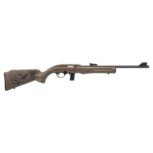 RS22, Semi-automatic Rifle, 22LR, 18" Barrel, Matte Finish, Bronze, USA 250th Edition Synthetic Stock, Fiber Optic Front Sight, Fully Adjustable Fiber Optic Rear, Manual Thumb Safety, 10 Rounds, 1 Magazine RS22L1811L-USA