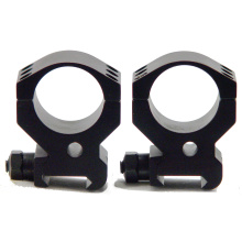 Xtreme Tactical Rings High Matte 30mm Two Ring Package