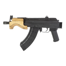 Micro Draco, Semi-automatic, Metal Frame Pistol, 762X39, 6.25" Barrel, Threaded M14X1 LH, Steel, Anodized Finish, Black, Polymer Grip, Hardwood Handguard, 30 Rounds, 1 Magazine, Rear Picatinny Rail HG2797P-N