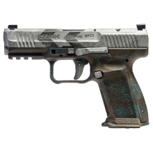 Signature Series, METE SF, Semi-automatic, Polymer Frame, Striker Fired Pistol, Compact, 9MM, 4.19" Barrel, Cerakote Finish, Apocalypse, Optic Ready Slide, Flared Magwell, 2 Magazines, 15 Rounds, Includes Matching Serial Number Knife and Lighter, Hard Ca