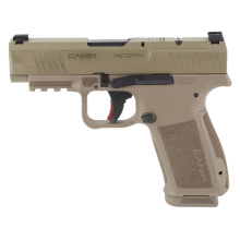 METE MC9LS, Semi-automatic, Striker Fired, Polymer Frame Pistol, Compact, 9MM, 3.64" Barrel, Flat Dark Earth, Optic Ready, White Dot Front Sight, Blackout Rear Sight, 2 Magazines, 10 Rounds, California Compliant HG7885CAD-N