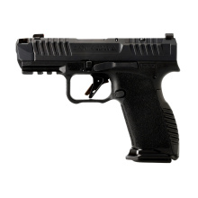 METE MC9 Prime Radian, Semi-automatic, Striker Fired, Polymer Frame Pistol, Compact, 9MM, 3.8" Barrel, Radian Ramjet and Afterburner Compensator, Night Fision Tritium Sights, Matte Finish, Black, 10 Rounds, 2 Magazines HG8612-N