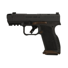 METE MC9 Prime Radian, Semi-automatic, Striker Fired, Polymer Frame Pistol, Compact, 9MM, 3.8" Barrel, Radian Ramjet and Afterburner Compensator, Night Fision Tritium Sights, Matte Finish, Gray, 10 Rounds, 2 Magazines HG8612G-N