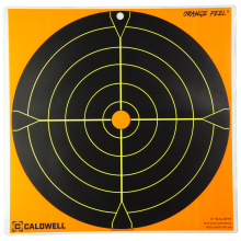 Bullseye Target, 12", Orange/Black, 5-Pack 1166111