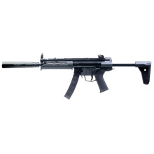 AP5-L, Semi-automatic Rifle, 9MM, 16.5" Threaded/Tri Lug, Matte Finish, Black, Adjustable Sights, Ambidextrous Manual Safety, Magpul SL Collapsible Stock, M-LOK Handguard, 32 Rounds, 1 Magazine, Included Claw Mount RI5600-N