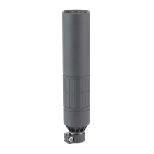 EOS-AK, 7.62X39, Suppressor, 3D Printed 718 Inconel Construction, Matte Finish, Black, 14X1 LH Thread Pitch Collet System for AKM Mounting SU0021013-N