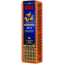 CCI, 22LR, 40 Grain, Subsonic Hollow Point, 100 Rounds per Box 2R40LFN