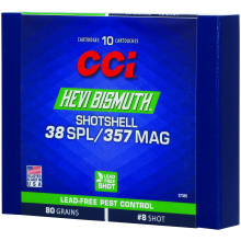 Hevi-Bismuth, 38 Special/357 Magnum, Bismuth Shot, 10 Round Box 3738B