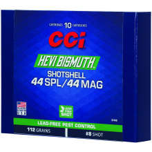Hevi-Bismuth, 44 Special/44 Magnum, Bismuth Shot, 10 Round Box 3744B