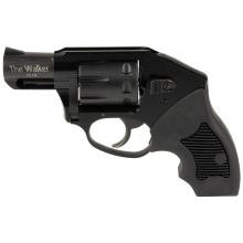 The Walker, Revolver, Double Action Only, 22LR, 2" Barrel, Aluminum Small Frame, Anodized Finish, Black, Small Compact Rubber Grip, Fixed Sights, 8 Rounds 12221