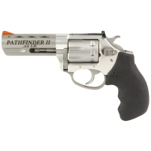 Pathfinder II, Revolver, Double/Single Action, 22LR, 3.5" Barrel, Aluminum Small Frame, Anodized Finish, Silver, Compact Rubber Grips, Adjustable Rear Sight with Fixed Front, 8 Rounds 72235