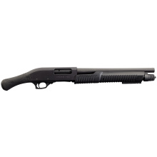 Honcho, Pump, 12 Gauge, 3" Chamber, 14" Barrel, Matte Finish, Black, Black Synthetic Birdheads Grip, Bead Sights, 5 Rounds, 27" Overall Length 930.436