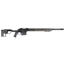 MPR, Bolt Action Rifle, 22 Creedmoor, 24" Carbon Fiber Barrel, Threaded 1/2X28, Adjustable Side Baffle Brake, Nitride Finish, Black, Aluminum Chassis, Carbon Fiber M-LOK Forend, Folding Stock, 20 MOA Rail, TriggerTech Flat Trigger, 5 Rounds, 1 AICS Magaz