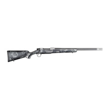 Ridgeline FFT, Bolt Action Rifle, 22 Creedmoor, 22" Stainless Steel Barrel, Carbon Fiber Wrapped, 1/2X28 Thread Pitch, Side Baffle Muzzle Brake, Carbon Fiber Sporter Stock, Black with Gray Accents, 4 Rounds, 1 Magazine, TriggerTech Trigger 801-06598-00