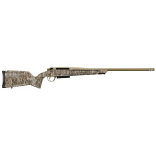 Evoke, Bolt Action Rifle, 6.5 Creedmoor, 20" Barrel, Threaded 5/8X24, Cerakote Finish, Flat Dark Earth, Mossy Oak Hybrid Hunter Stock, Integrated Picatinny Rail, TriggerTech, Adjustable Trigger, 4 Rounds, 1 Magazine 801-15013-01