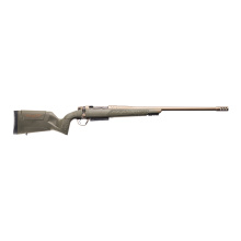 Evoke, Bolt Action Rifle, 22 Creedmoor, 22" Barrel, Threaded 5/8X24, Premium RFR Muzzle Brake, Cerakote Finish, Bronze, Polymer Stock with Integrated Picatinny Rail, TriggerTech Adjustable Trigger, 4 Rounds, 1 Magazine 801-15054-00