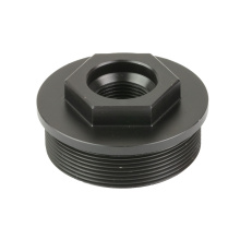 ZEROED HUB Mount, Direct Thread 1/2x28 to HUB 1.375"-24, Nitride Finish, Black 11DB017