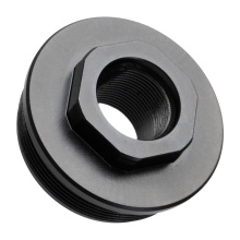 ZEROED HUB Mount, Direct Thread .578X28 to HUB 1.375X24, Nitride Finish, Black 11DB023