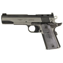 Combat Elite Government, 1911, Semi-automatic, Full Size, Metal Frame Pistol, 45ACP, 5" Barrel, Two-Tone Finish, Silver and Black, G10 Grips, Novak Night Sights, Optic Ready, Ambidextrous Thumb Safety, 8 Rounds, 1 Magazine O1070CE-OR