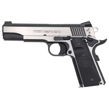Combat Elite Government, Semi-automatic, 1911, Full Size, 9MM, 5" Barrel, Stainless Steel Frame, Two-Tone Finish, G10 Grips, 9Rd, 1 Magazine, Right Hand, Upswept Beavertail Grip Safety, Ambidextrous Thumb Safety, Novak Night Sights O1072CE