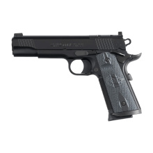 Combat Unit Government, 1911, Semi-automatic, Full Size, Metal Frame Pistol, 45ACP, 5" Barrel, Matte Finish, Black, G10 Grips, Adjustable Sights, Optic Ready, Ambidextrous Thumb Safety, 8 Rounds, 1 Magazine O1080CCU-OR