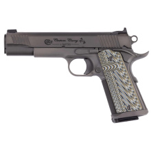 Custom Carry Government, Semi-automatic, 1911, Full Size, 45 ACP, 5", Stainless/Smoke DLC, 8 Rounds, 1 Magazine, National Match, Thumb Safety, Stainless Steel, Matte O1080CS