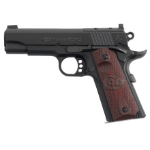 Lightweight Commander, 1911, Single Action Only, Commander, Steel Frame Pistol, 38 Super, 4.25" Barrel, Anodized/Blued Finish, Black, G10 Grips, White-Dot Novak Sights, Optics Ready, Manual Safety, 8 Rounds, 1 Magazine O4842XE-OR