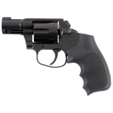 Night Cobra, Revolver, Double Action Only, 38 Special, 2" Barrel, DLC Finish, Black, Hogue Rubber Grips, Brass Bead Front Sight, 6 Rounds COBRA-MB2RNS