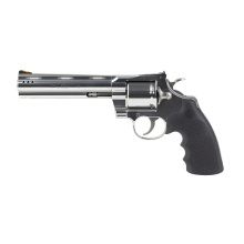 Grizzly, Revolver, Double Action/Single Action, Metal Frame Revolver, 357 Magnum, 6" Barrel, Vent Rib, Ported Barrel, Stainless Steel Finish, Silver, Rubber Grip, Red Ramp Front & Adjustable Rear Sights, 6 Rounds GRIZZLY-SP6RTS