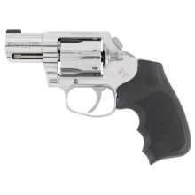 King Cobra Carry, Revolver, Double Action Only, 357 Magnum, 2" Barrel, Brushed Stainless Steel Finish, Silver, Hogue Rubber Grips, Brass Bead Front Sight, 6 Rounds KCOBRA-SB2RBB
