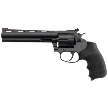 King Cobra Target, Revolver, Double/Single Action, 22 LR, 4.25" Barrel, Carbon Steel, Polished Blued Finish, Hogue Rubber Grips, Fiber Optic Front and Adjustable Rear Sights, 10 Rounds KCOBRA22-BP6RFO