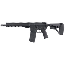 M5 Pistol, Semi-automatic, AR Pistol, 5.56 NATO, 11.5" Barrel, Anodized Finish, Black, Magpul Pistol Grip and SBA5 Stabalizing Brace, Picatinny Rail, 30 Round, 1 Magazine M5P556-11H