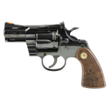 Python, Revolver, Double/Single Action, 357 Magnum, 2.5" Barrel, Blued Finish, Black, Blade Front/Adjustable Rear Sight, Wood Grips, 6 Rounds PYTHON-BP2WTS
