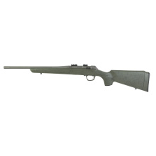 Cascade Rimfire XT, Bolt Action Rifle, 22LR, 18" Threaded Barrel, 1/2x28, Omni Muzzle Brake, Cerakote Finish, Tungsten, Synthetic Olive Drab Green Stock with Black Web, 10 Rounds CR2201