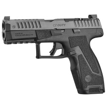 DUTY 4.0F, Semi-automatic, Striker Fired, Polymer Frame Pistol, Full Size, 9MM, 4" Barrel, Nitride Finish, Black, H3 Tritium Night Sights, Optic Ready, 10 Rounds, 2 Magazines, 3 Interchangeable Grip Modules 05081