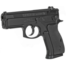CZ 75 P-01 Compact With De-cocker w/ Rail |9mm Luger 3.8 Inch Barrel Black Finish Polycoat Two 14 Round Magazines