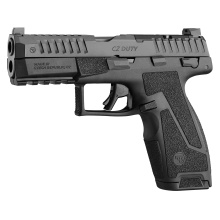DUTY 4.0F, Semi-automatic, Striker Fired, Polymer Frame Pistol, Full Size, 9MM, 4" Barrel, Nitride Finish, Black, H3 Tritium Night Sights, Optic Ready, Ambidextrous Manual Safety, 2 Magazines, (1)-19 Round and (1)-17 Round, 3 Interchangeable Grip Modules