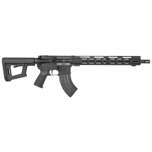 DB15 Carbon, Semi-automatic, AR Rifle, 7.62X39MM, 16" Barrel, 1:9.5 Twist, A2 Flash Hider, Carbine Length Gas System, Anodized Finish, Black, 15" M-LOK Handguard, Magpul MOE Grip, Magpul MOE-PR Stock, 28 Rounds, 1 CPD Magazine DB1718O002