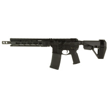 DB15, Obsidian Series, Semi-automatic Pistol, AR-15, 5.56 NATO, 11.5" Threaded Barrel, 1/2x28 Thread Pitch, Carbine Length Gas System, 11" MLOK Handguard, Anodized Finish, Black, SBA5 Brace, 30 Rounds, 1 Magazine DBF1984K001