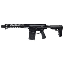 DD5 P, Semi-automatic, AR Style Pistol, 7.62 NATO, 12.5" Cold Hammer Forged Barrel, Mid-length Gas System, DLC Finish, Black, Linear Compensator, 10.5" Free-float M-LOK Handguard, Pistol Grip, SBA3 Brace, 20 Rounds, 1 Magazine 02-088-30157-047