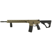DDM4V7 Pro Series, Semi-automatic, AR, 223 Remington/5.56 NATO, 18" Barrel, Flat Dark Earth, Daniel Defense Grip, Daniel Defense Stock, 1:7 Twist, Mid-Length Gas System, 32 Rounds, 1 Magazine 02-128-11090-047